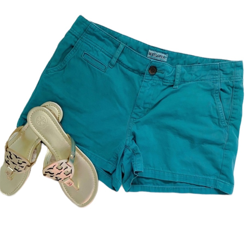 Merona teal 3” shorts